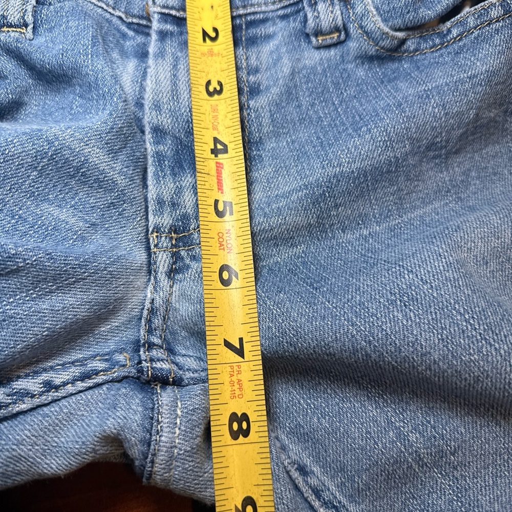 American Eagle Women’s Y2K Strech Skinny Flare Jeans Size 2 Petite Color Blue - Picture 14 of 15